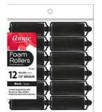 Annie Foam Rollers 7/8" Medium 12 Pack 1062